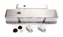 Load image into Gallery viewer, RACING POWER CO-PACKAGED R6130 SBC Alum Tall V/C Ball Milled Polished