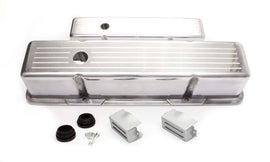 RACING POWER CO-PACKAGED R6130 SBC Alum Tall V/C Ball Milled Polished