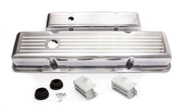 RACING POWER CO-PACKAGED R6131 SBC Alum Short V/C Ball Milled Polished