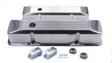 Load image into Gallery viewer, RACING POWER CO-PACKAGED R6154 SBC Alum Recessed Tall V/C Milled Polished