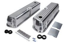Load image into Gallery viewer, RACING POWER CO-PACKAGED R6175 SB Ford Aluminum Valve C overs - Tall Finned