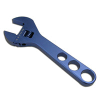 RACING POWER CO-PACKAGED R6205 8In Adjustable Aluminum Wrench Blue