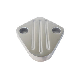 RACING POWER CO-PACKAGED R6258 Polished Alum BB Chevy Block Off Plate