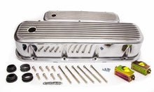 Load image into Gallery viewer, RACING POWER CO-PACKAGED R6280 BBC Alum Finned Tall V/C Polished