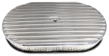 Load image into Gallery viewer, RACING POWER CO-PACKAGED R6318 Pol Alum 15X2 All Finned Air Cleaner Kit Paper