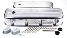 Load image into Gallery viewer, RACING POWER CO-PACKAGED R6330 BBC Alum Tall V/C Ball Milled Polished