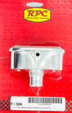 RACING POWER CO-PACKAGED R6504 Alum Finned PCV Breather Polished/Satin