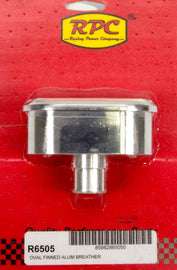 RACING POWER CO-PACKAGED R6505 Alum Finned V/C Breather Polished