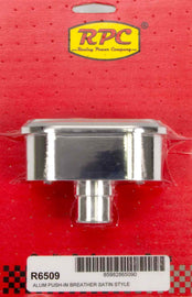 RACING POWER CO-PACKAGED R6509 Alum Finned V/C Breather Polished/Satin