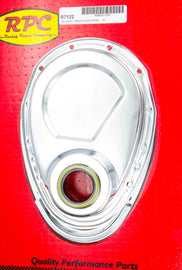 RACING POWER CO-PACKAGED R7122 SBC 2PC Timing Chain Cover Chrome