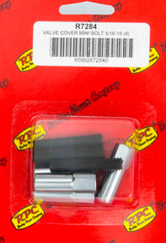 RACING POWER CO-PACKAGED R7284 Chrome V/C Mini Bolt 1-3/8in x 5/16-18 Thread