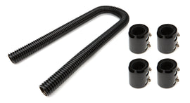 RACING POWER CO-PACKAGED R7310BK Black 48in Stainless Radiator Hose Kit