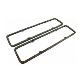 RACING POWER CO-PACKAGED R7483 Cork/Steel SB Chevy Val ve Cover Gaskets Pair
