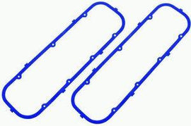 RACING POWER CO-PACKAGED R7485X Blue Rubber BB Chevy Valve Cover Gaskets Pair