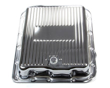Load image into Gallery viewer, RACING POWER CO-PACKAGED R7599 GM 700R4/4L60E Trans Pan Chrome Steel Finned