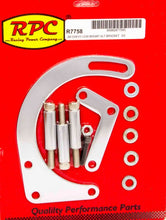 Load image into Gallery viewer, RACING POWER CO-PACKAGED R7758 55-69 SBC Steel Low Mt Alt Bracket Chrome