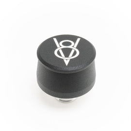 RACING POWER CO-PACKAGED R8206 Valve Cover Breather V8 Logo Black Each