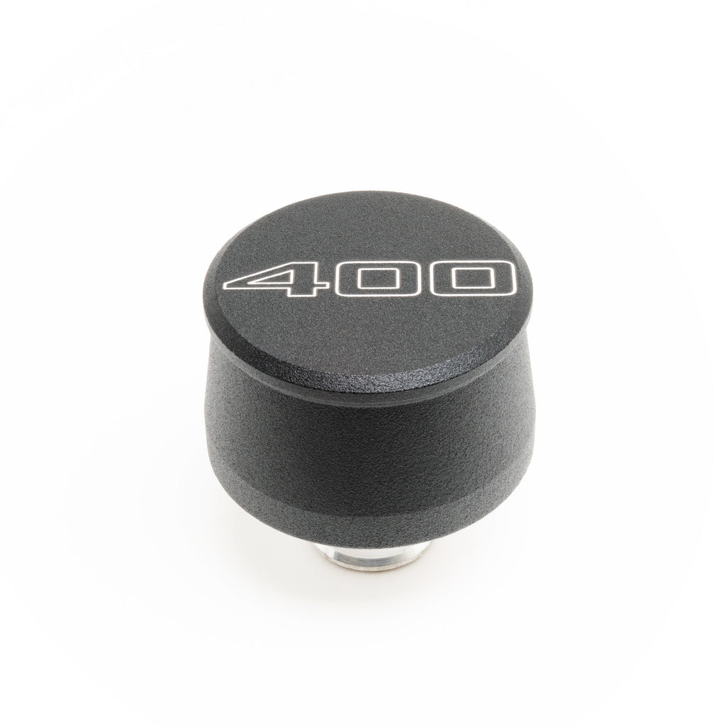 RACING POWER CO-PACKAGED R8211 Valve Cover Breather 400 Logo Black Each