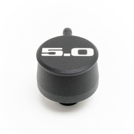 RACING POWER CO-PACKAGED R8218 Valve Cover Breather 5.0 Logo Black Each