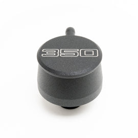 RACING POWER CO-PACKAGED R8342 Valve Cover Breather 350 Logo Black Each