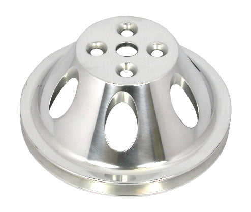 RACING POWER CO-PACKAGED R8840POL Polished Alum BBC Single Groove Water Pump Pulley