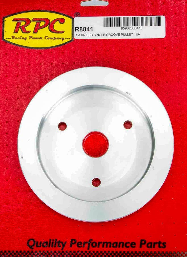 RACING POWER CO-PACKAGED R8841 BBC SWP Single Groove Lower Pulley