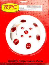 Load image into Gallery viewer, RACING POWER CO-PACKAGED R8842 BBC 2 Groove Satin Alum Short W/P Pulley
