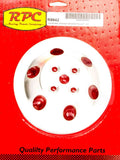 RACING POWER CO-PACKAGED R8842 BBC 2 Groove Satin Alum Short W/P Pulley