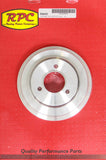 RACING POWER CO-PACKAGED R8845 BBC 3 Goove Crank Pulley Long W/P Satin