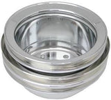 RACING POWER CO-PACKAGED R8972 Ford 289 Triple Groove Crankshaft Pulley Chrome