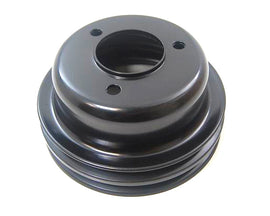 RACING POWER CO-PACKAGED R8974B Ford 289 2 Groove Crank shaft Pulley Black