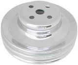RACING POWER CO-PACKAGED R8975 Chrome Ford 289 Water Pump 2V Pulley