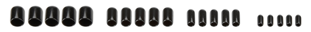 RACING POWER CO-PACKAGED R9009BK Vacuum Line Caps 20 Pcs. C CAPS (20 KIT )