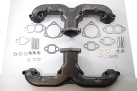 RACING POWER CO-PACKAGED R900 1955-57 GM Cast Iron Ram Horn Exhaust Manifold