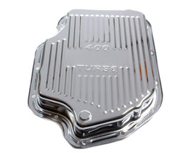 RACING POWER CO-PACKAGED R9121 TH400 Trans Pan Chrome Steel Finned