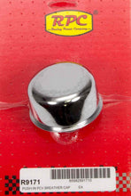Load image into Gallery viewer, RACING POWER CO-PACKAGED R9171 Chrome Push In Breather 2-3/4in Dia 3/4in Neck
