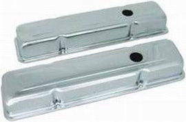 RACING POWER CO-PACKAGED R9216 SB Chevy 283-350 Short Valve Cover Pair
