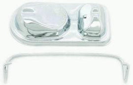 RACING POWER CO-PACKAGED R9217 Ford Master Cylinder Cover Chrome