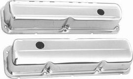 RACING POWER CO-PACKAGED R9296 Chrome Steel Valve Cover Ford 353-428 Pair