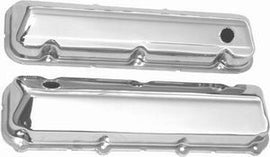 RACING POWER CO-PACKAGED R9297 Chrome Steel Valve Cover 429-460 Pair
