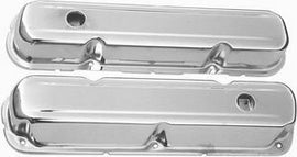RACING POWER CO-PACKAGED R9298 Chrome Steel Valve Cover Chrysler 318-360 Short