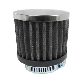 RACING POWER CO-PACKAGED R9309BK Clamp-On Breather 3in Tall 1-1/2in ID