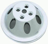 RACING POWER CO-PACKAGED R9478POL Pol Alum SBC Single Gro ove Pulley
