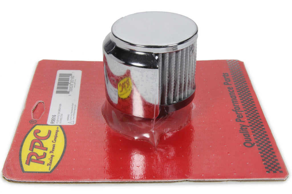 RACING POWER CO-PACKAGED R9516 Push-In Filter Breather W/Shield