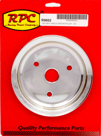 RACING POWER CO-PACKAGED R9602 Chrome Steel Crankshaft Pulley SBC Short Wp 6.8