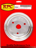 RACING POWER CO-PACKAGED R9602 Chrome Steel Crankshaft Pulley SBC Short Wp 6.8