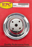 RACING POWER CO-PACKAGED R9604 Chrome Steel Water Pump Pulley Long SBC 6.3 Dia
