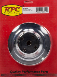RACING POWER CO-PACKAGED R9605 Chrome Steel Water Pump Pulley 2groove Long WP
