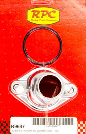 RACING POWER CO-PACKAGED R9647 Chevy V8 Steel Str Up Water Neck Chrome