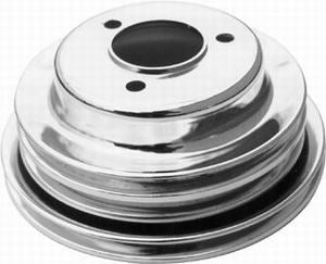 RACING POWER CO-PACKAGED R9724 BB Chevy Triple Groove Crankshaft Pulley LWP